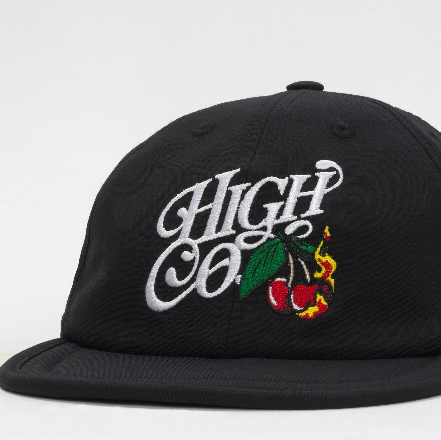 High Company 6 Panel Cherry Black
