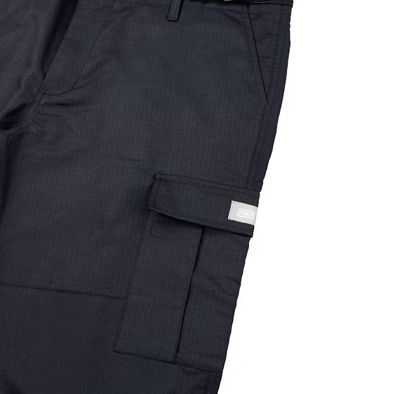Hunch Cargo Track Pants Double Knee Black