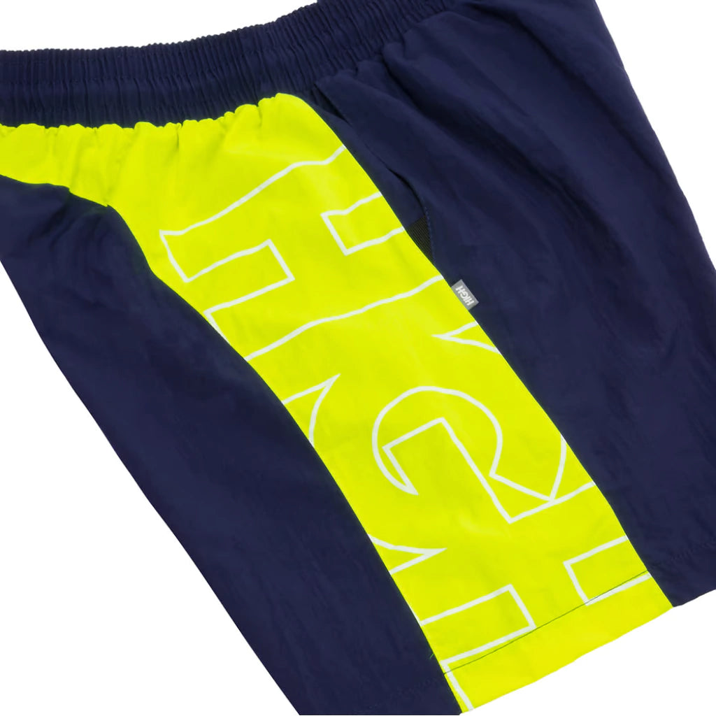 High Company Shorts Crop Navy/Lime
