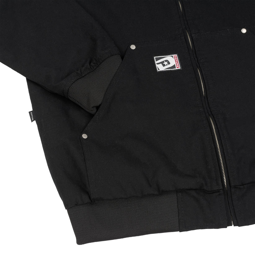 Disturb Inner Plaid Jacket in Black