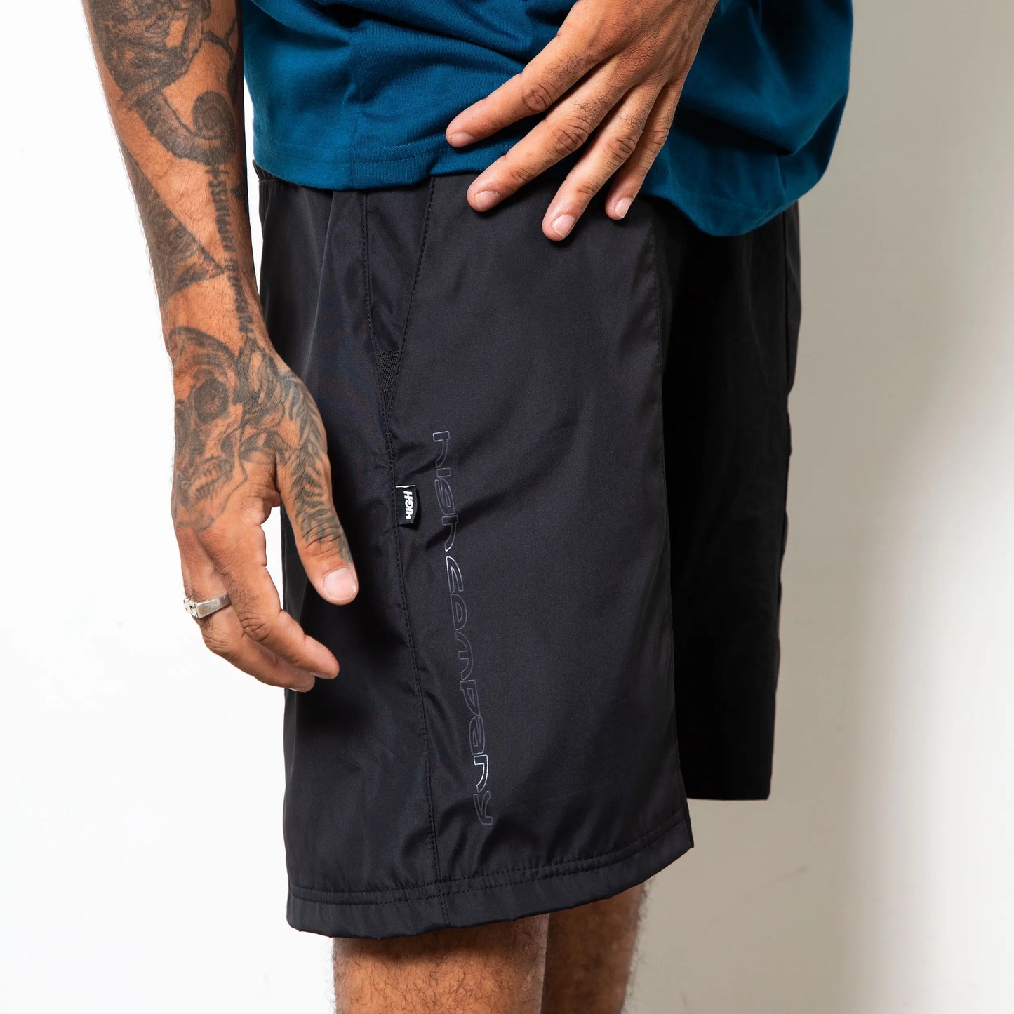 High Company Trail Shorts Black