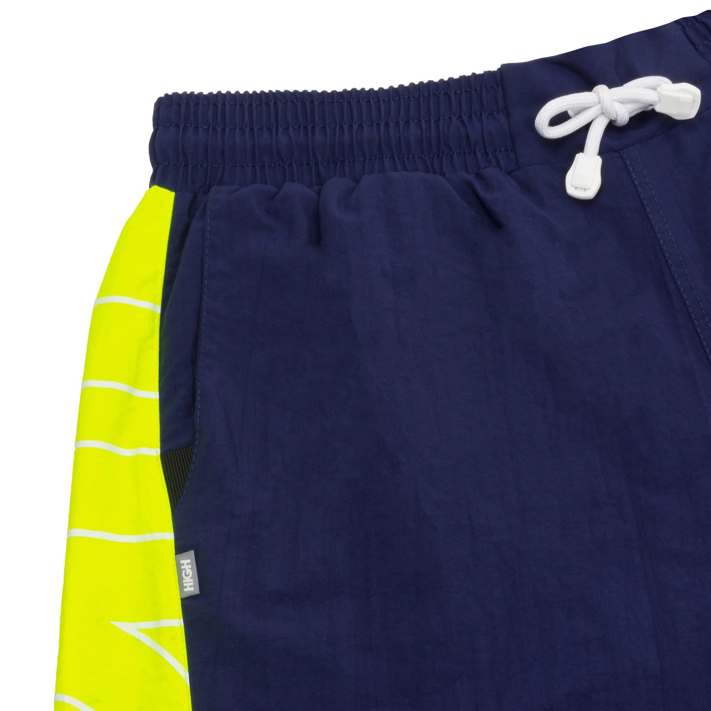 High Company Shorts Crop Navy/Lime