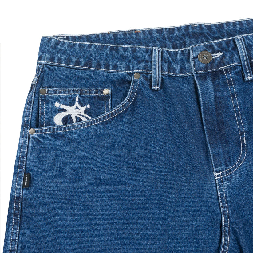 Disturb Blackzone Denim Shorts in Blue