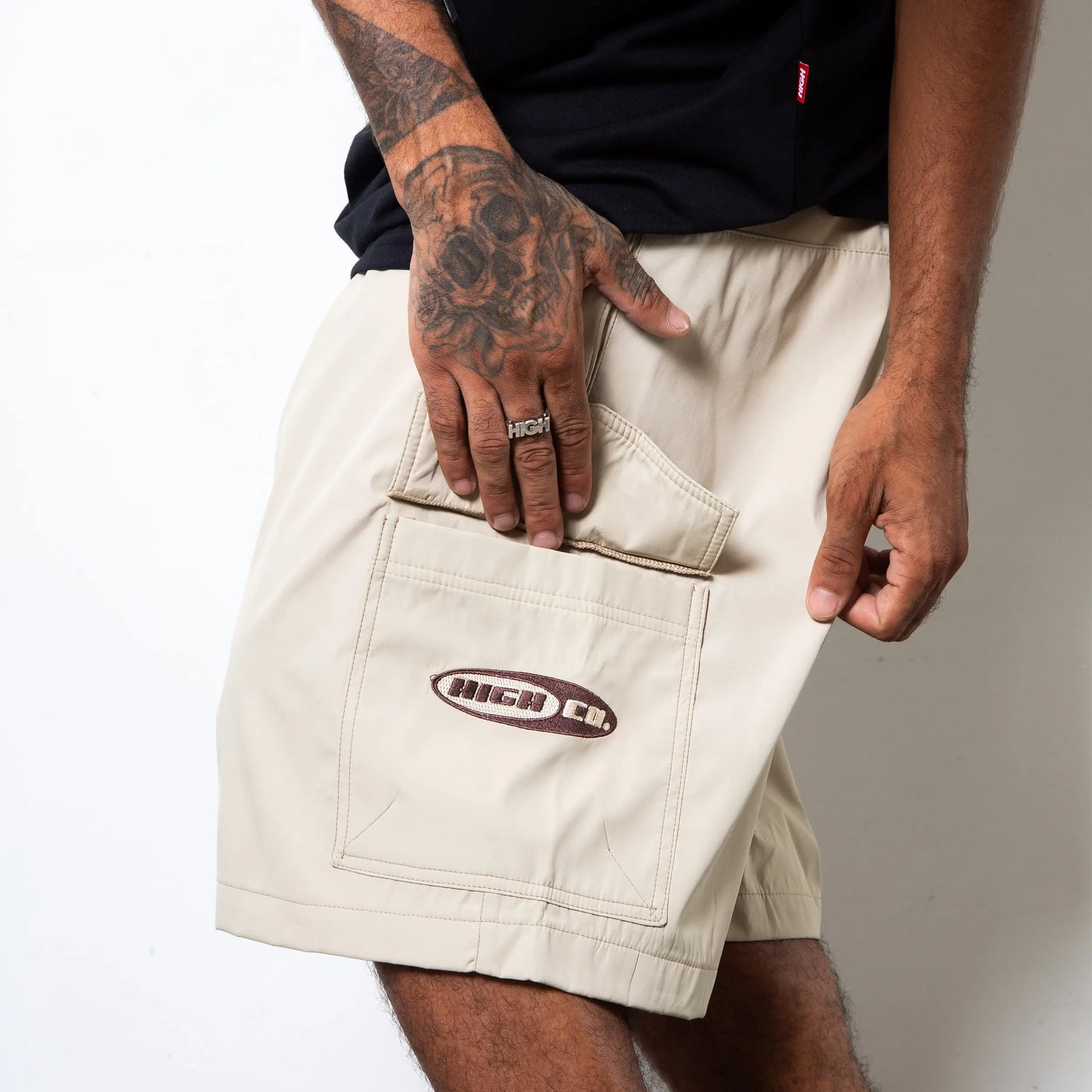 High Company Shorts Structure Beige