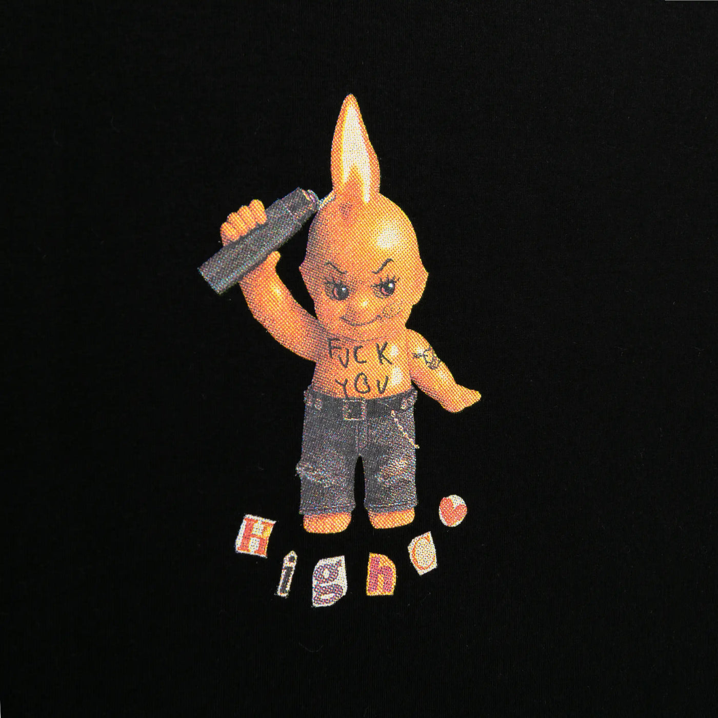 High Company Tee Candle Baby Black