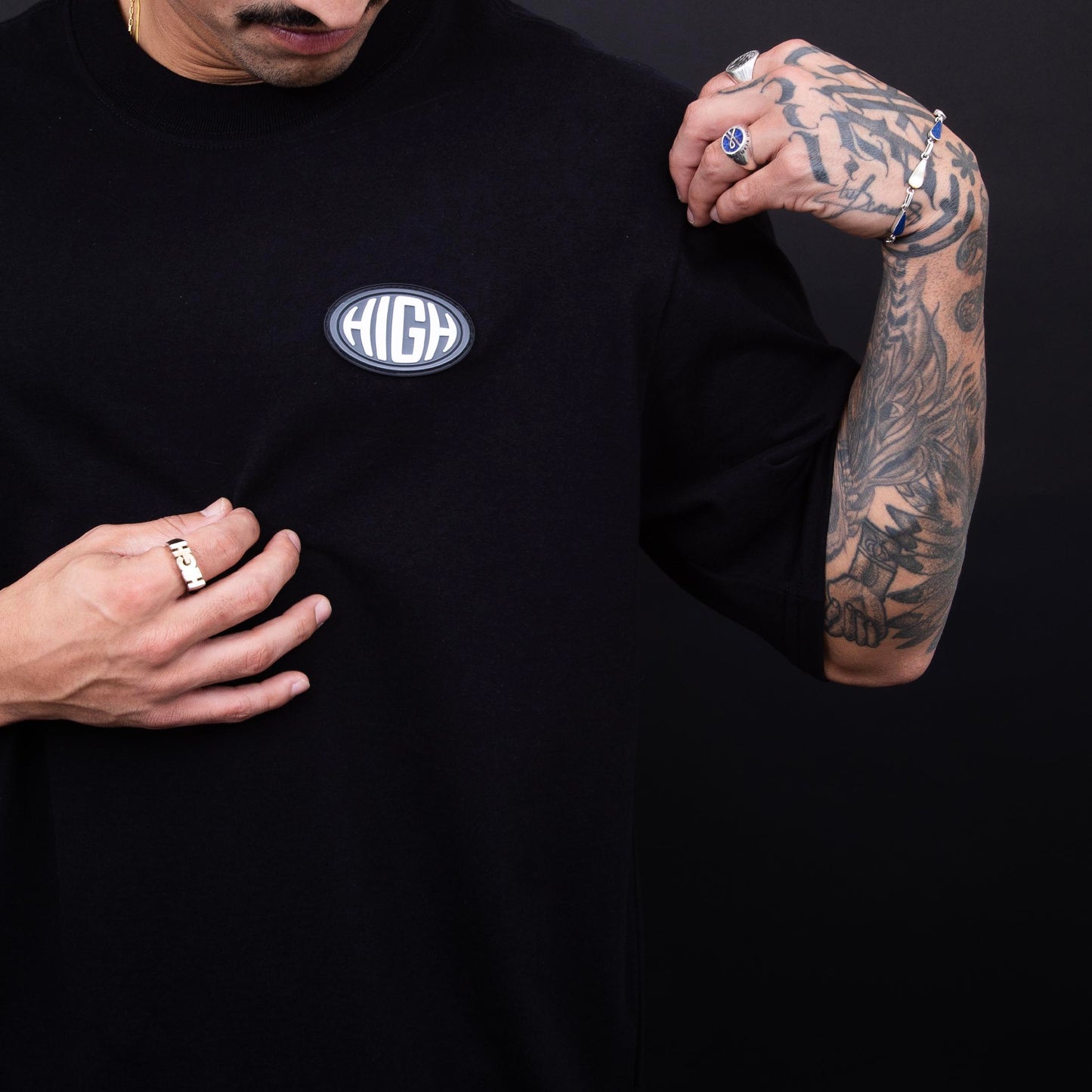 High Company Tee Inflated Black