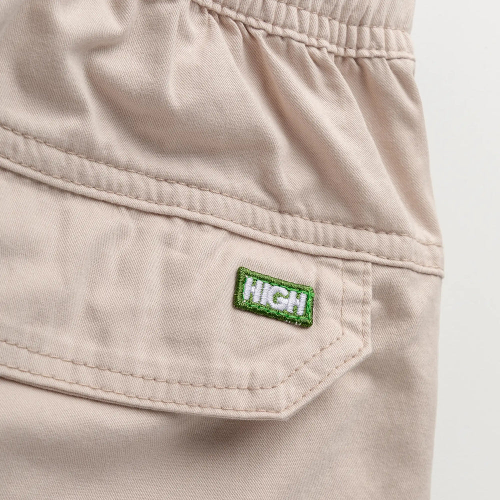 High Company Strap Shorts Hustle Beige