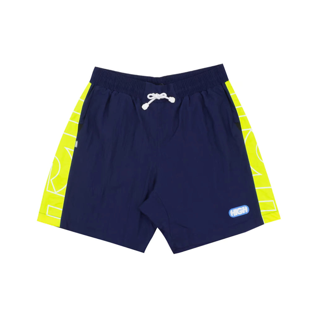 High Company Shorts Crop Navy/Lime
