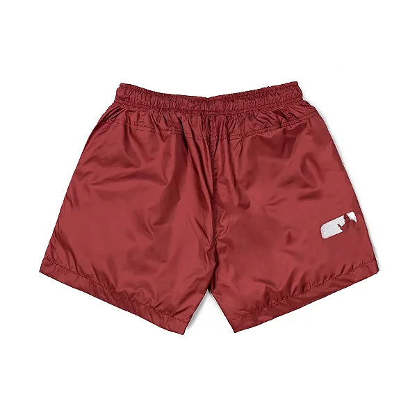Shorts SufGang Arabic Script Burgundy