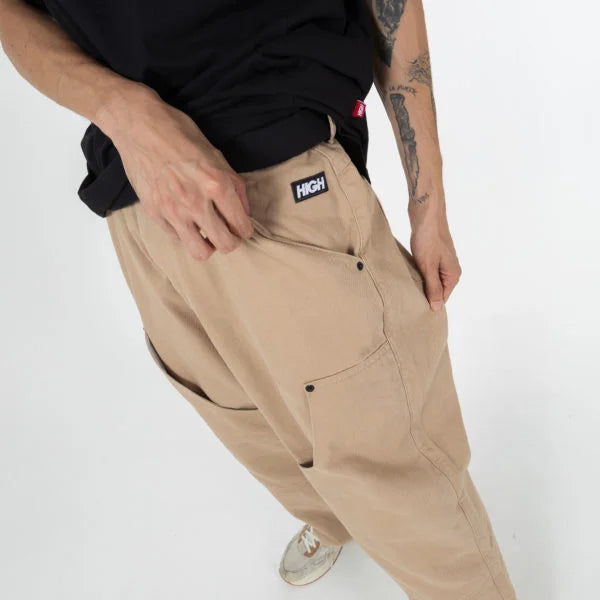High Company Double Knee 5 Pocket Caramel