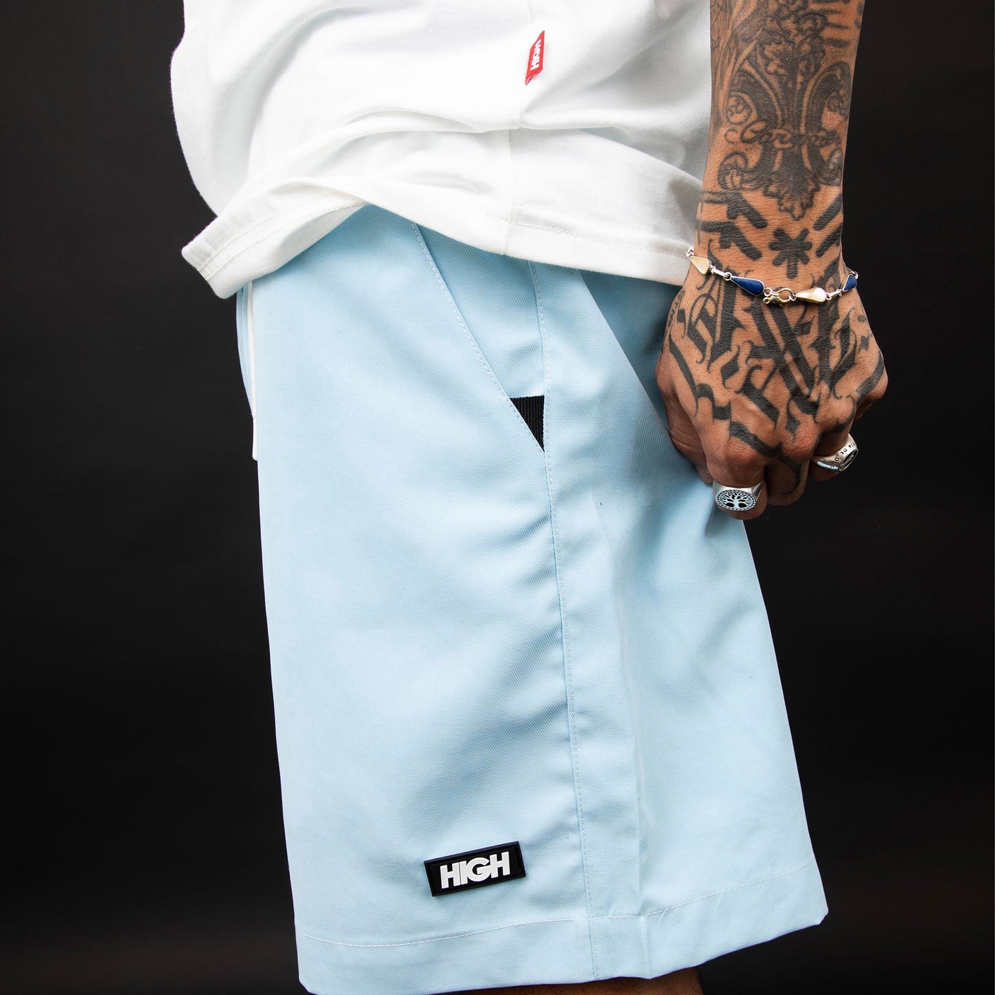 High Company Shorts Colored Sky Blue