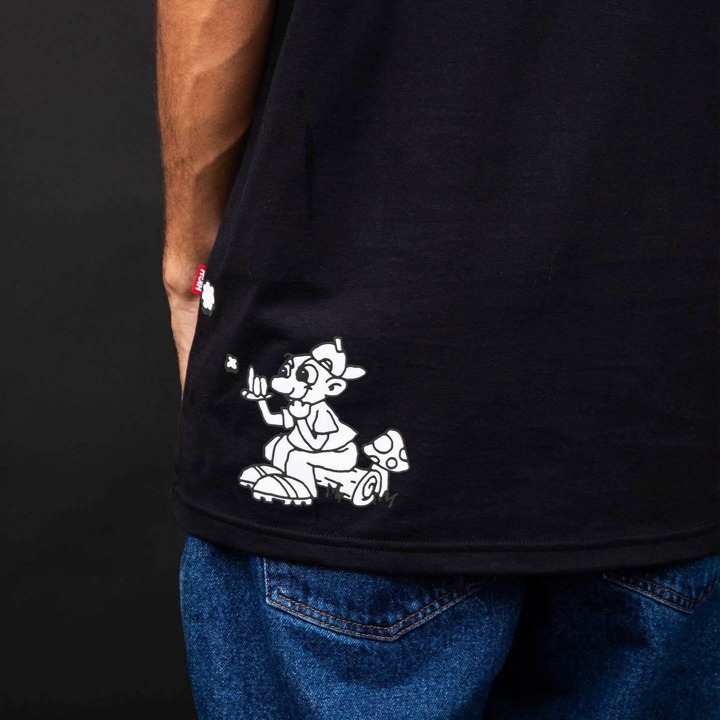 High Company Tee Smoker Black