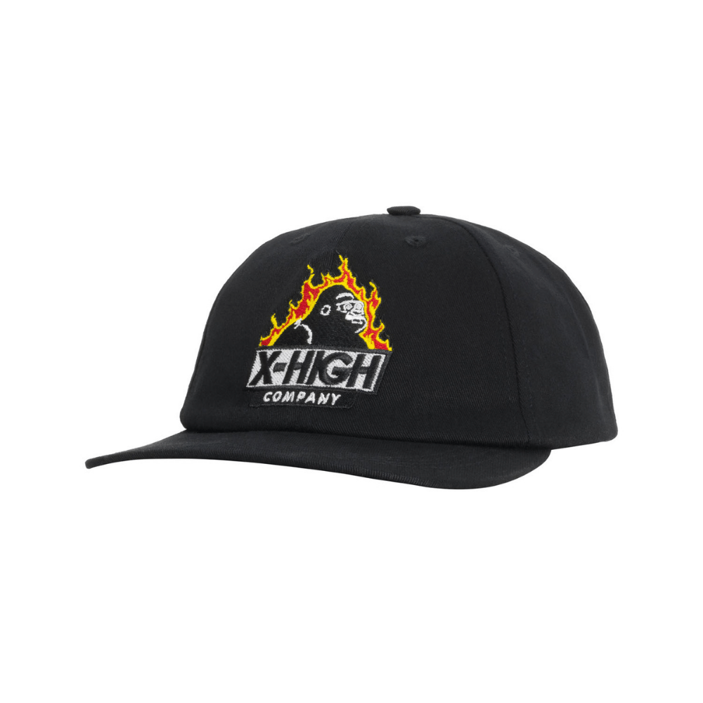 XLarge x High Company 6 Panel Logo X-HIGH Black