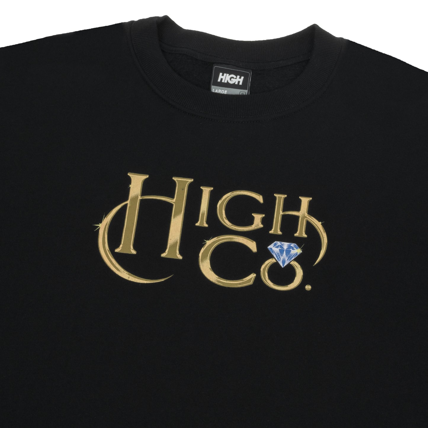 High Company Crewneck Diamant Black