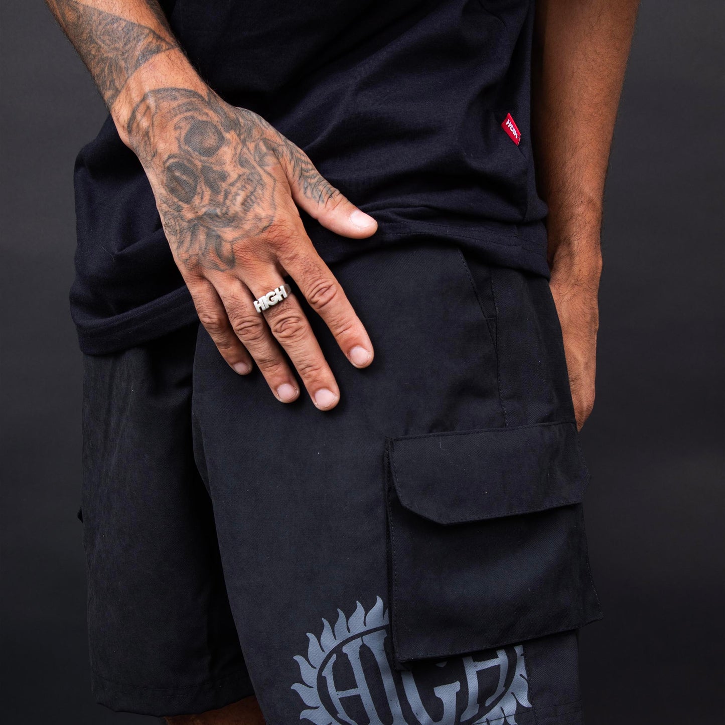 High Company Shorts Daystar Black