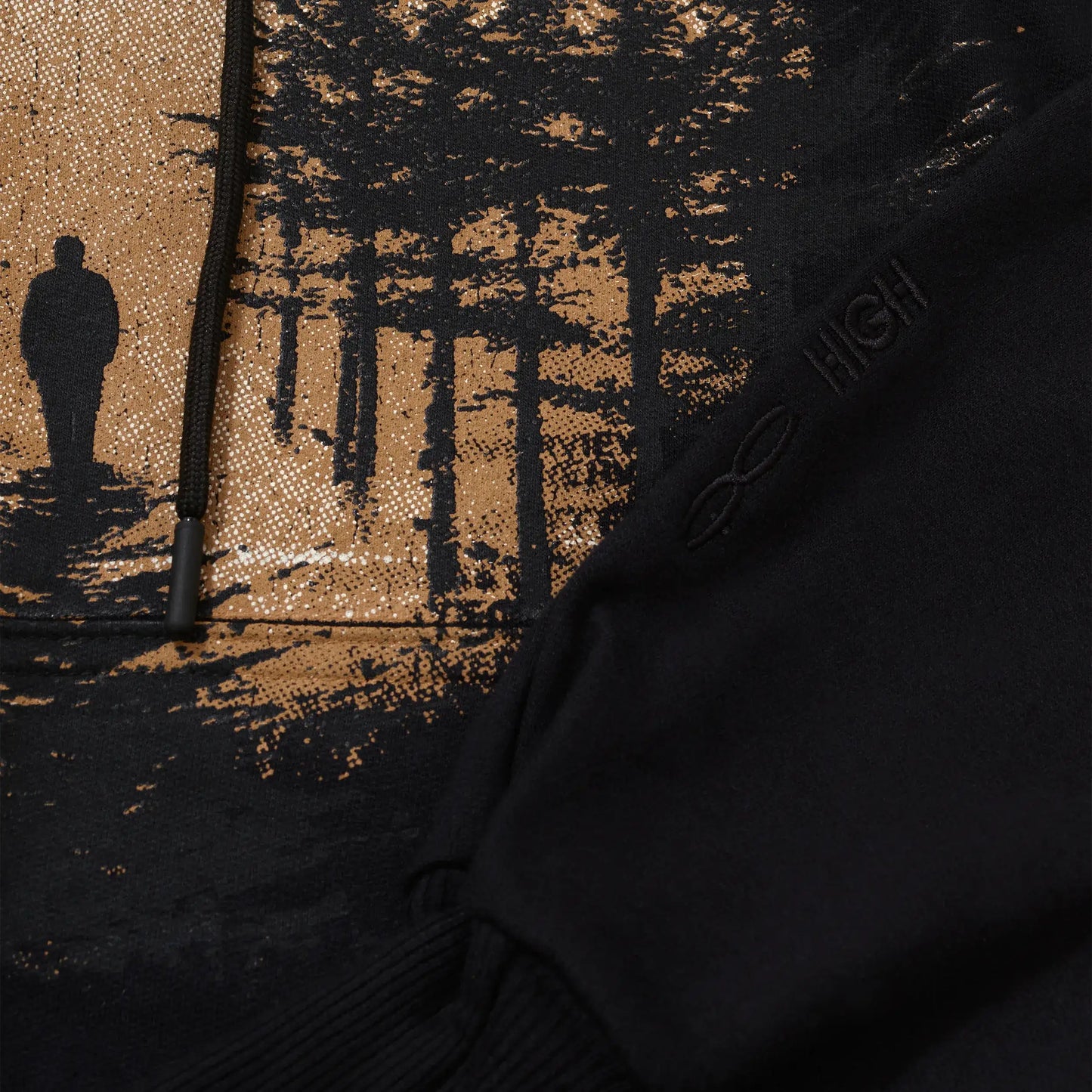 HCQC Mask Hoodie Overview Black