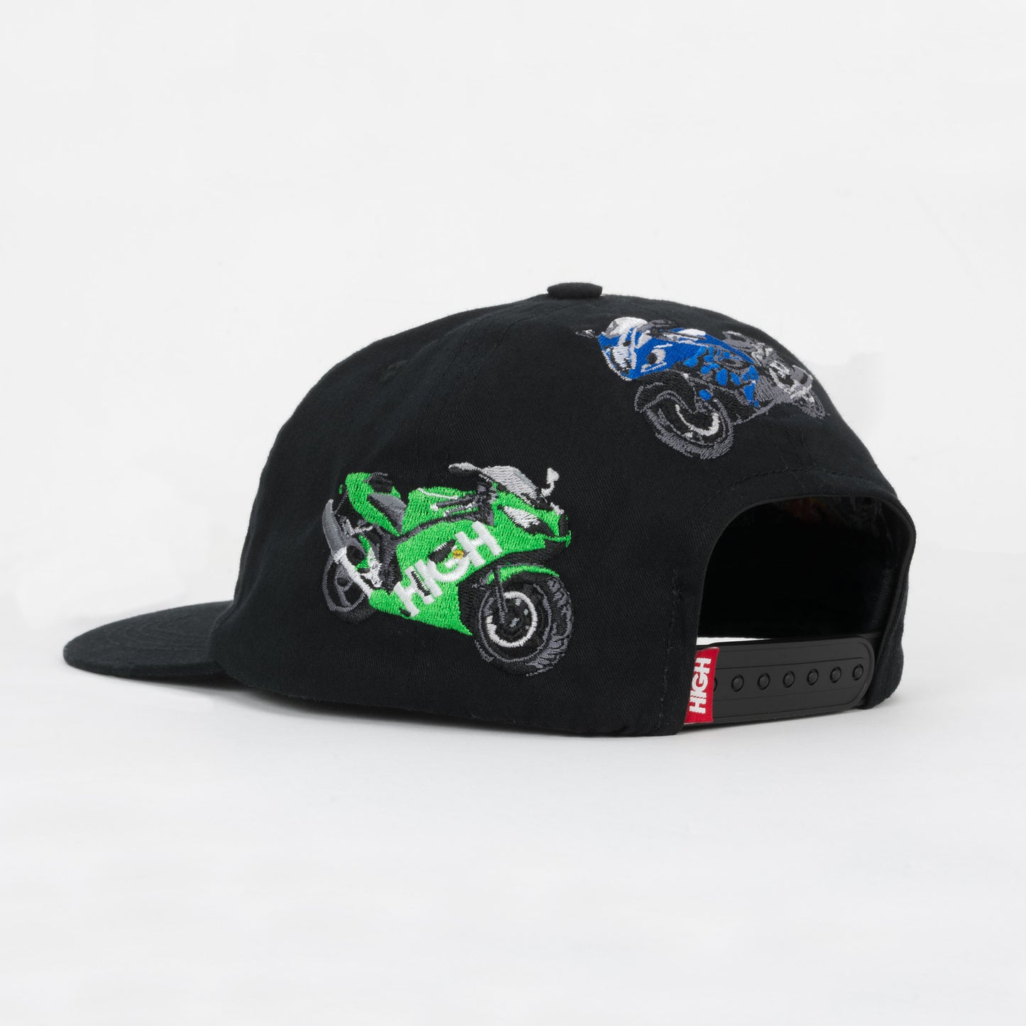 High Company 6 Panel Rides Black
