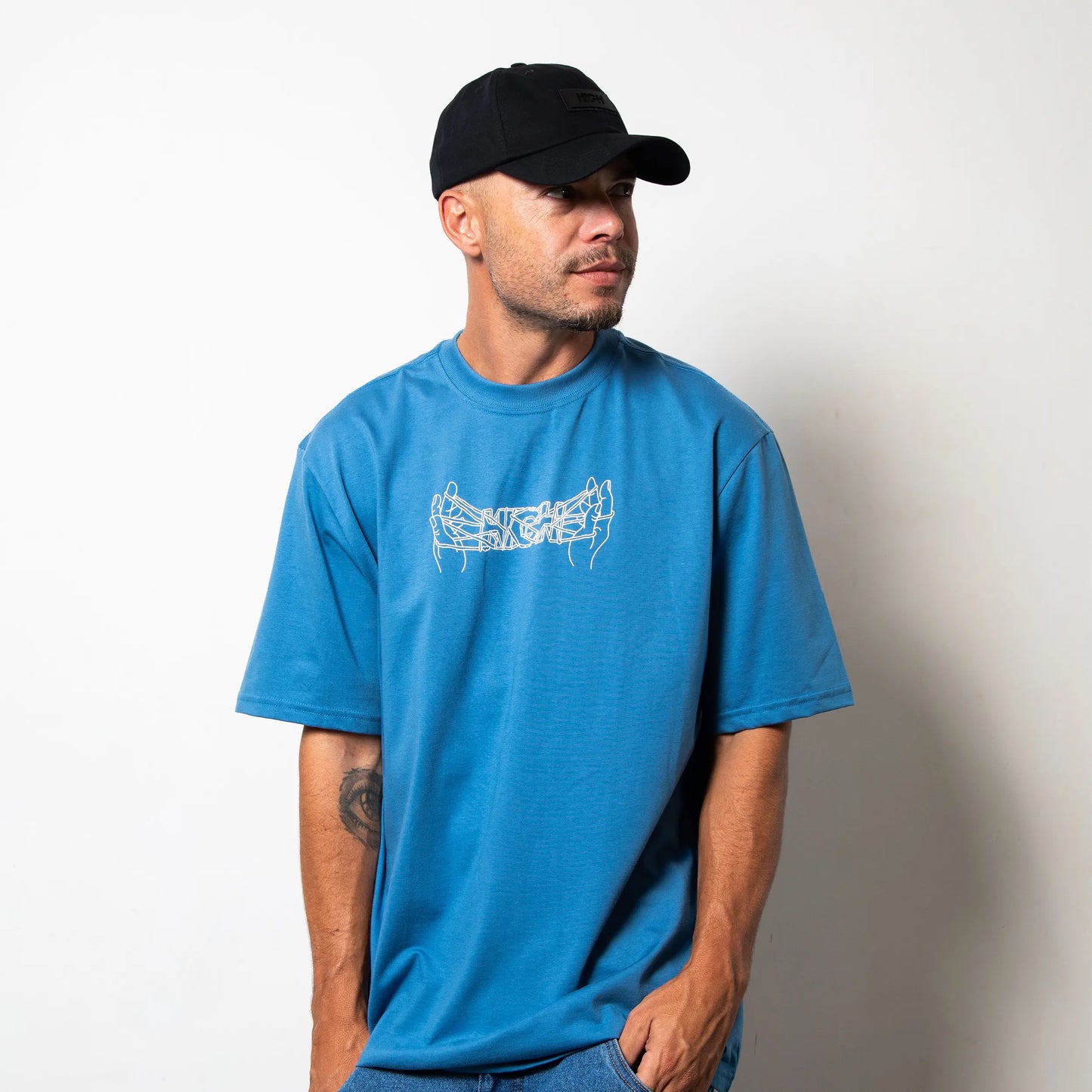 High Company Tee Elastic Oil Blue