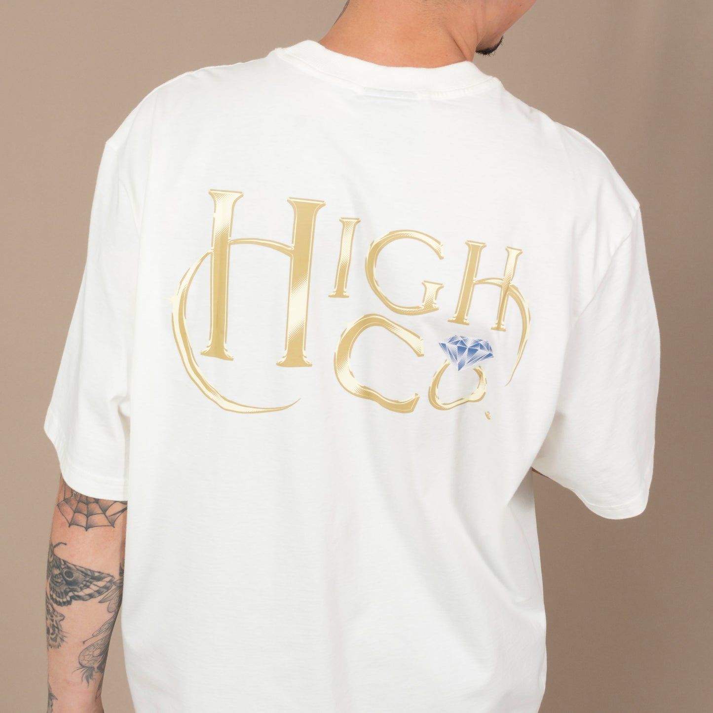 High Company Tee Diamant White