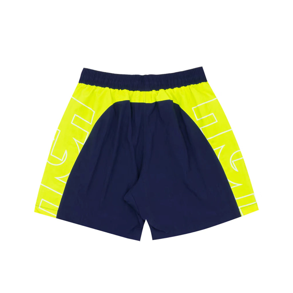 High Company Shorts Crop Navy/Lime