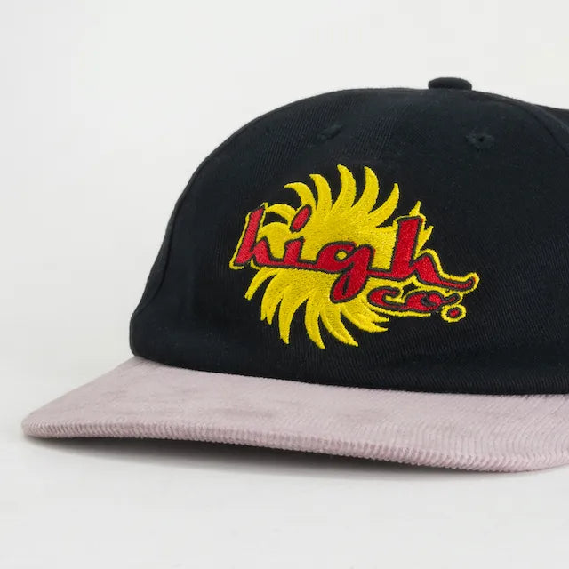 High Company 6 Panel Sunshine Black