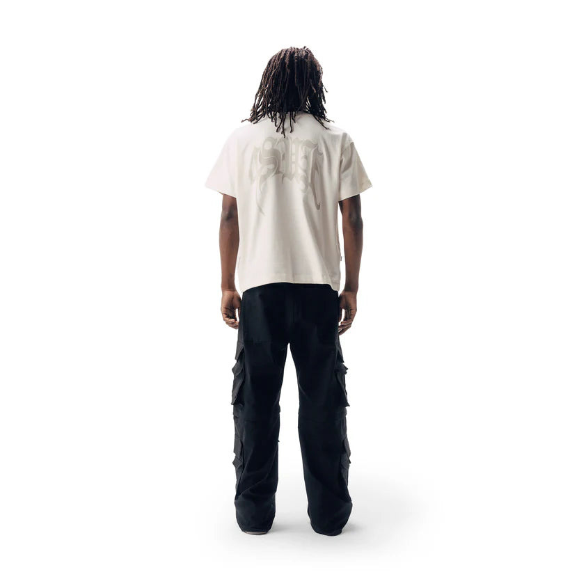 Camiseta Boxy Barra Dupla 4SUF Off White