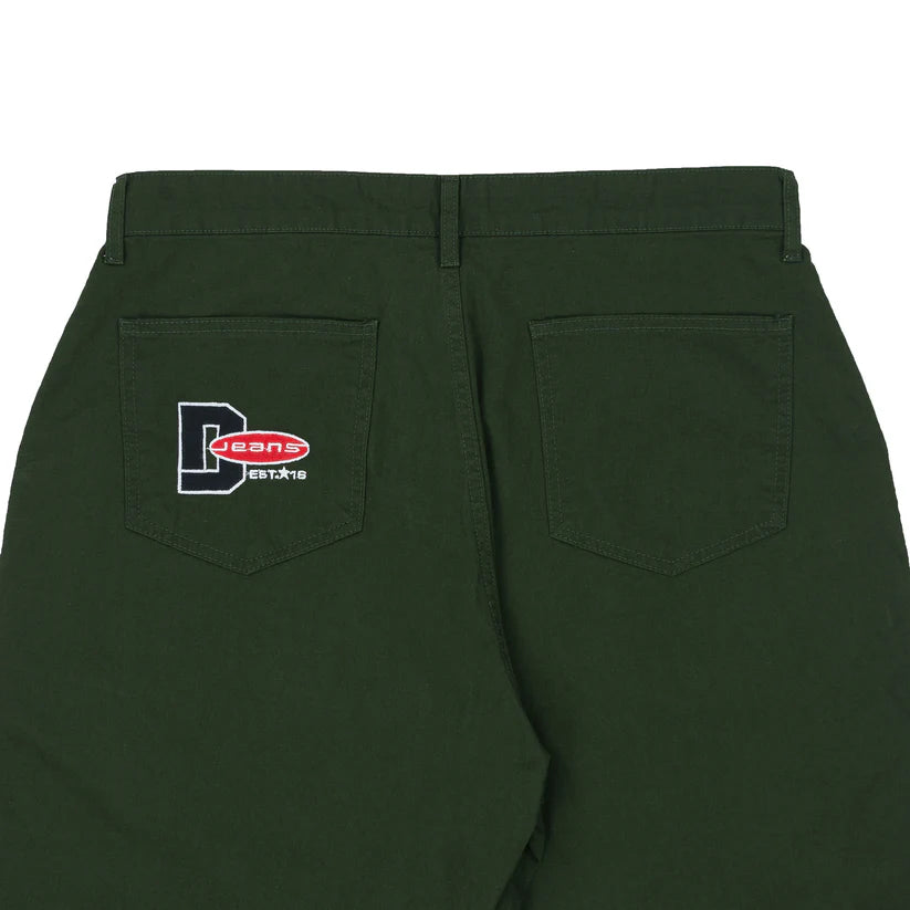 Disturb Rivet Twill Shorts in Green