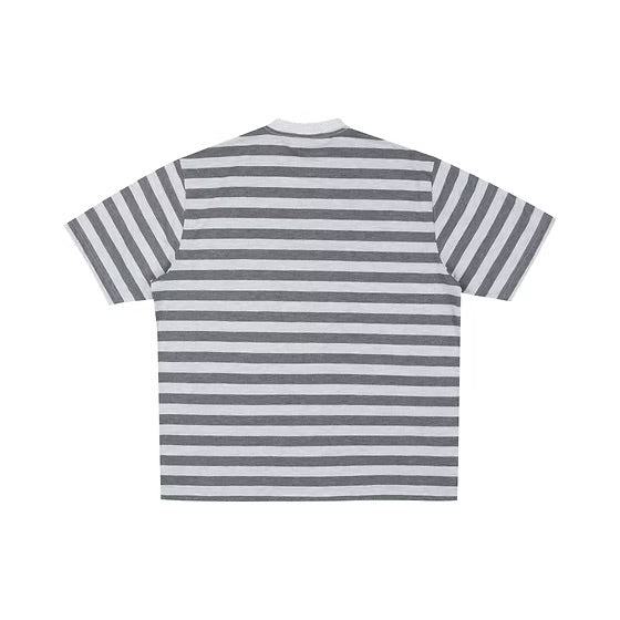 Hunch T-Shirt Script Logo Stripes