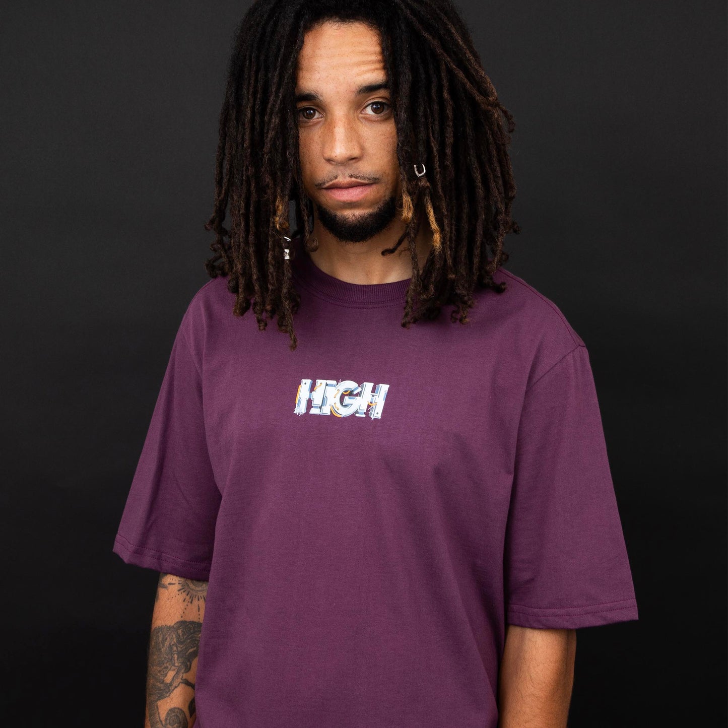 High Company Tee Shock Wine