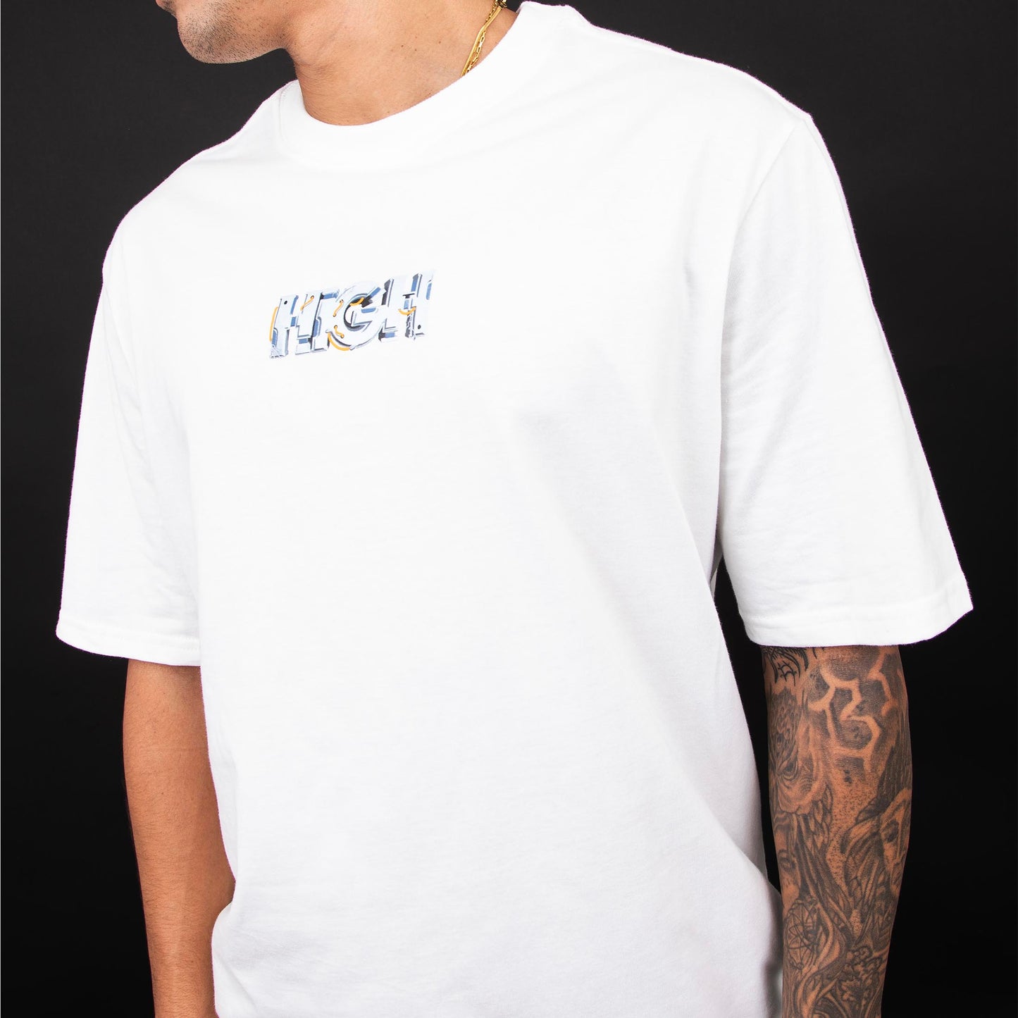 High Company Tee Shock White