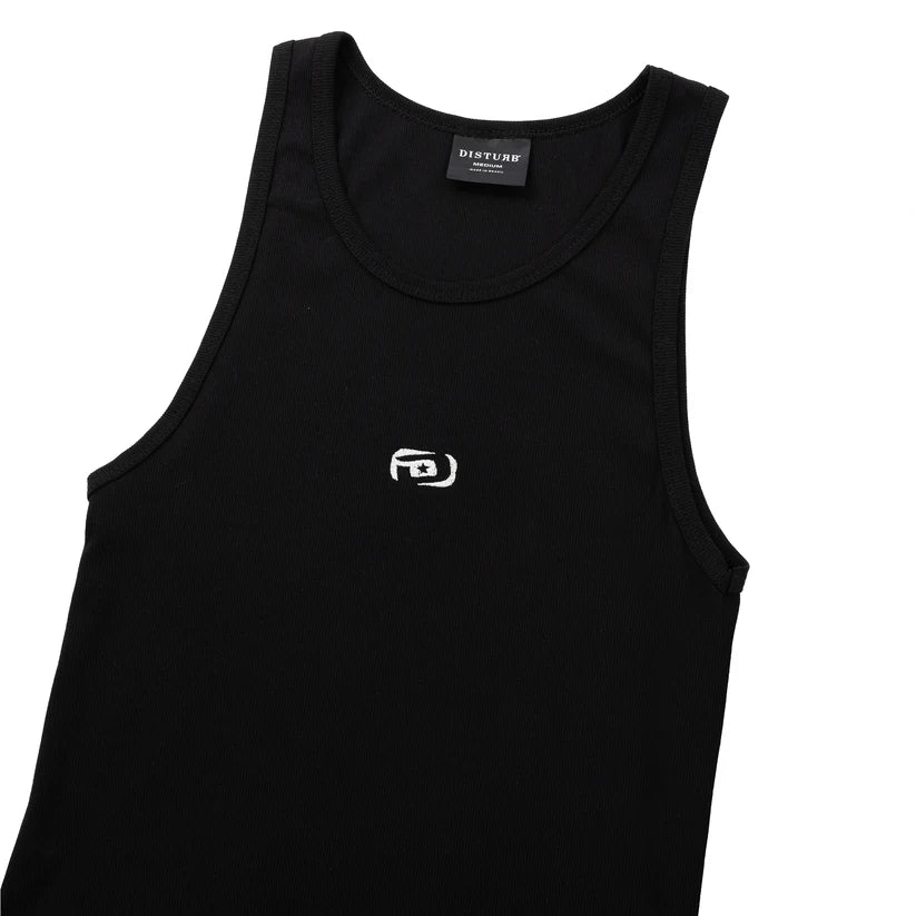 Disturb D-Core Tank Top in Black
