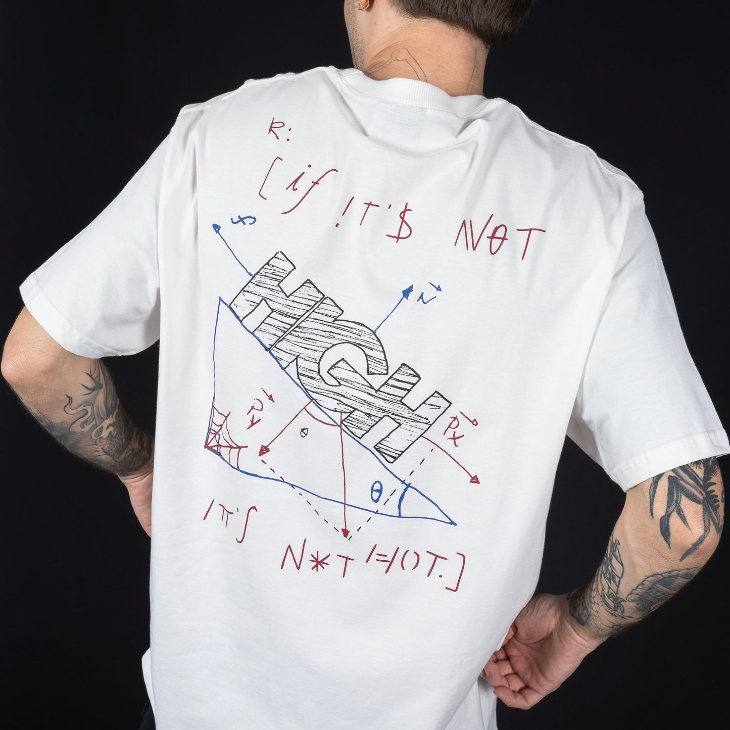 High Company Tee Physics White