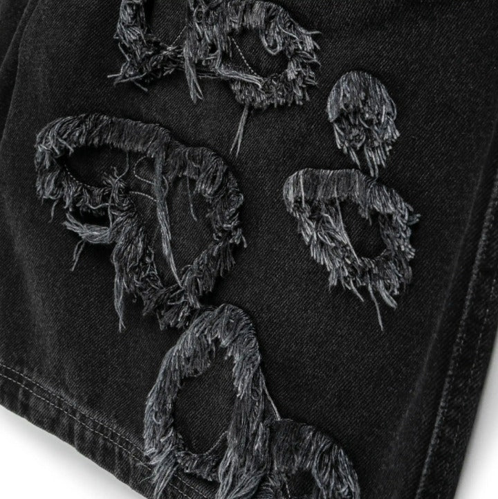 High Company Jeans Shorts Universe Black