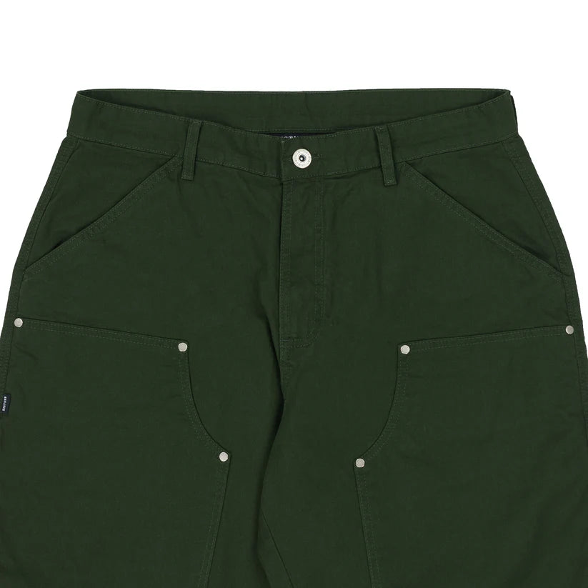 Disturb Rivet Twill Shorts in Green