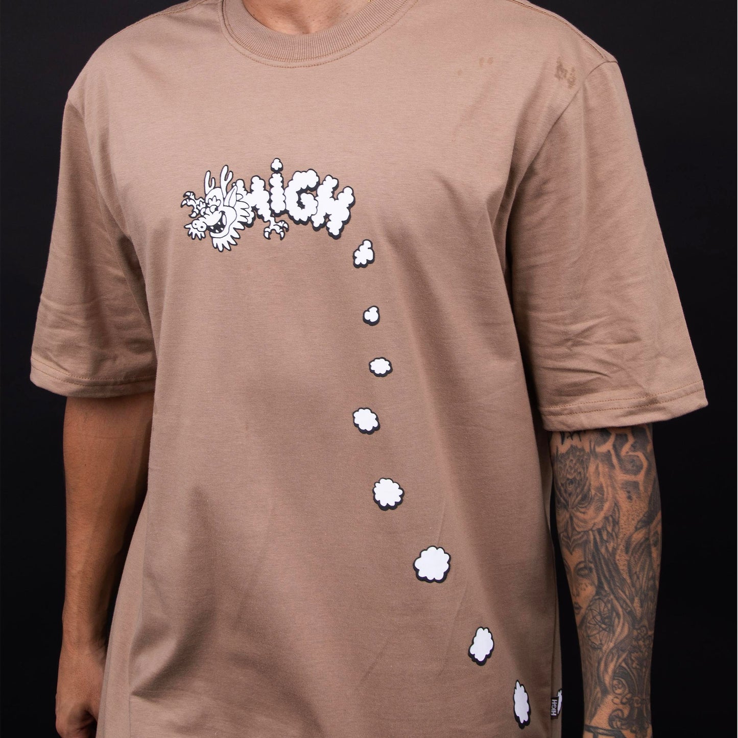 High Company Tee Smoker Brown