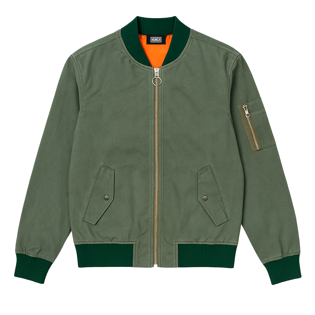 Hunch MA-1 Jacket Military Green