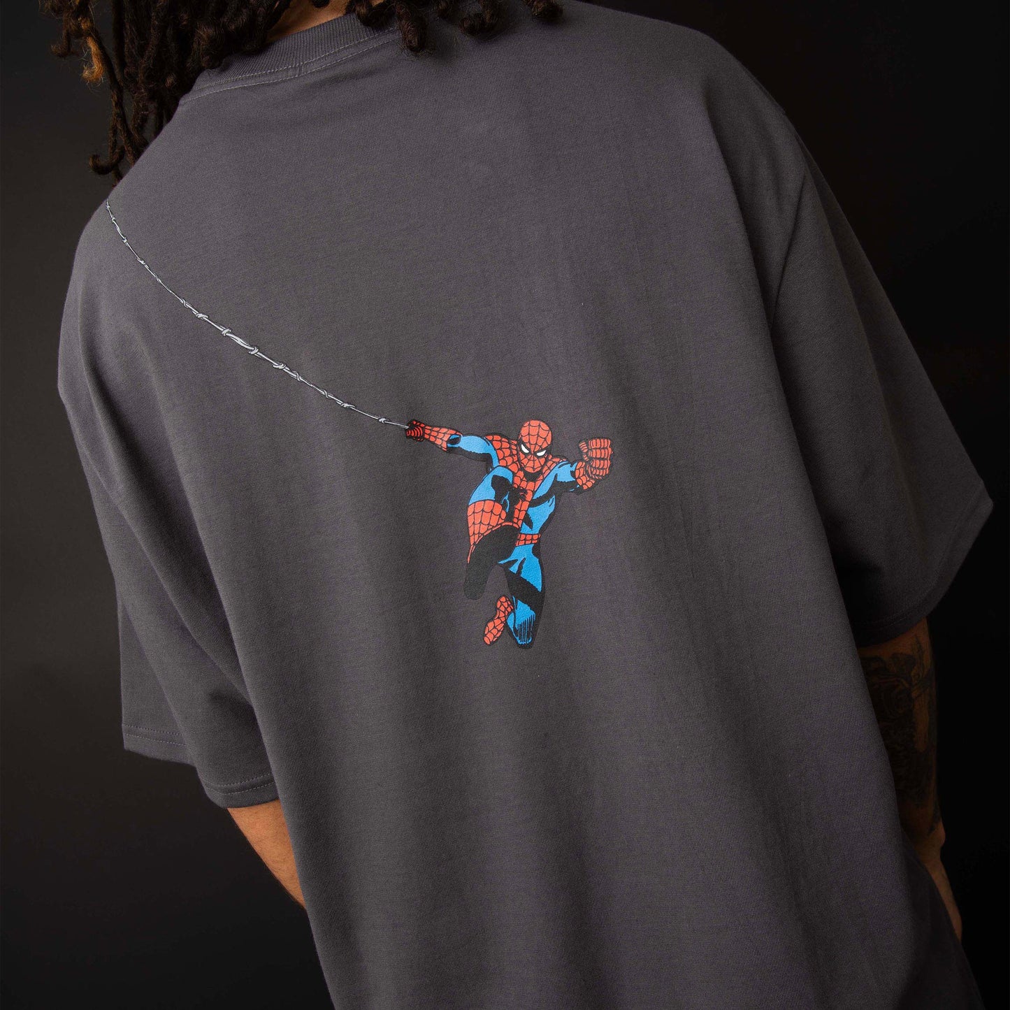 High Company x Marvel Tee SpiderMan Grey