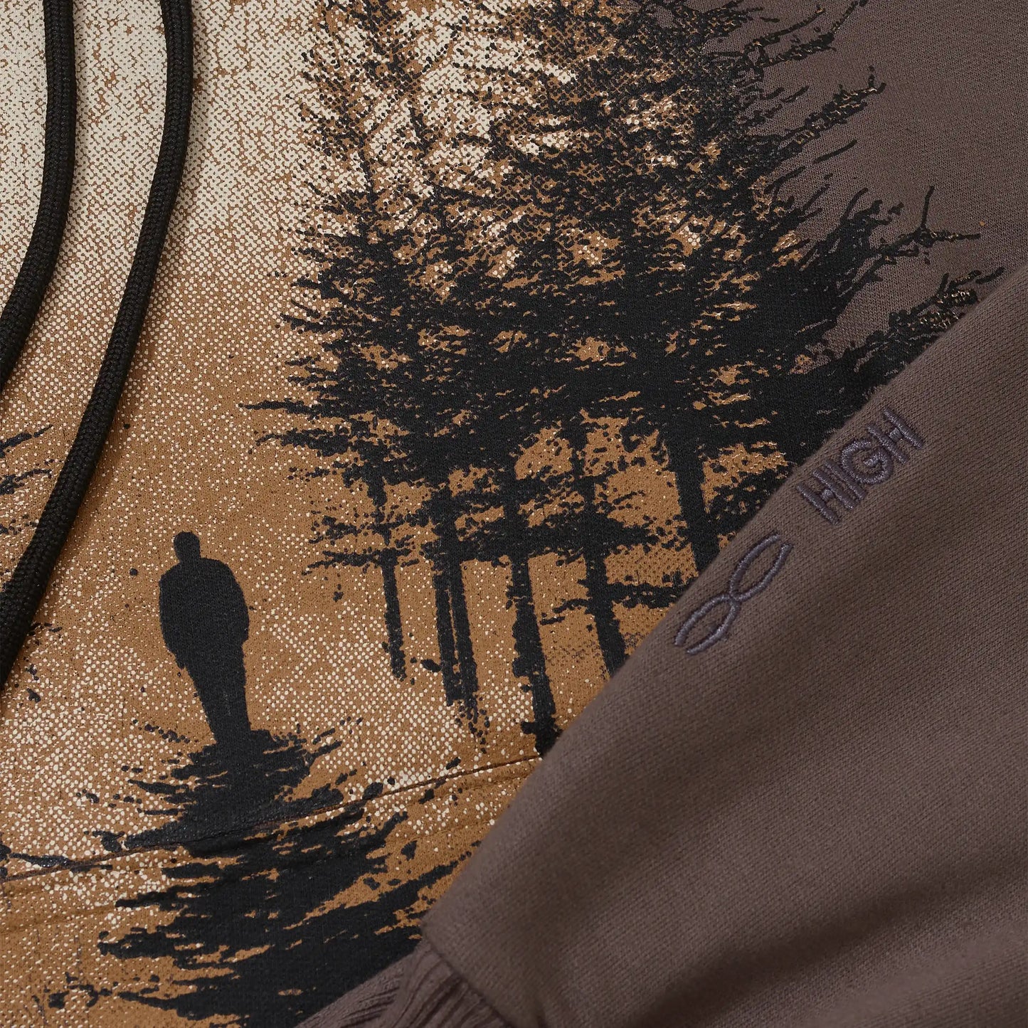 HCQC Mask Hoodie Overview Brown