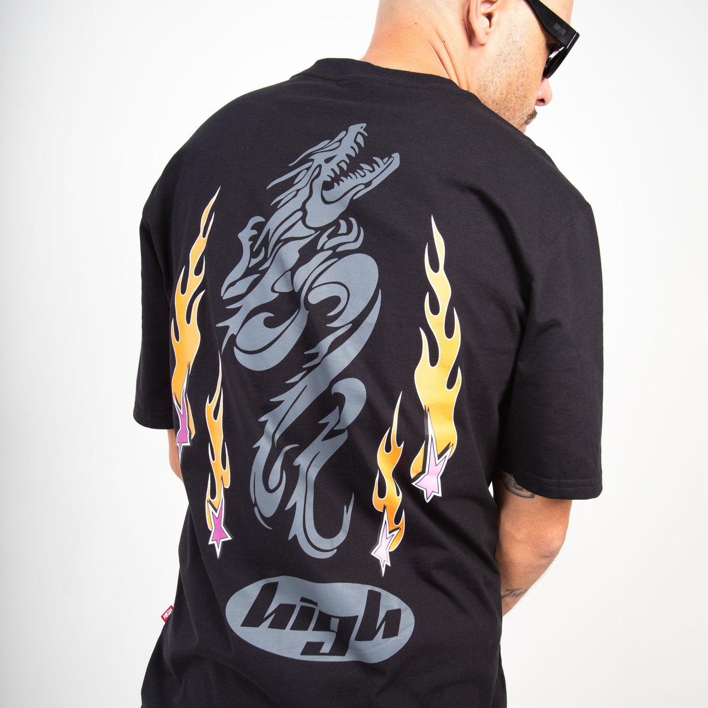 High Company Tee Dragon Team Black