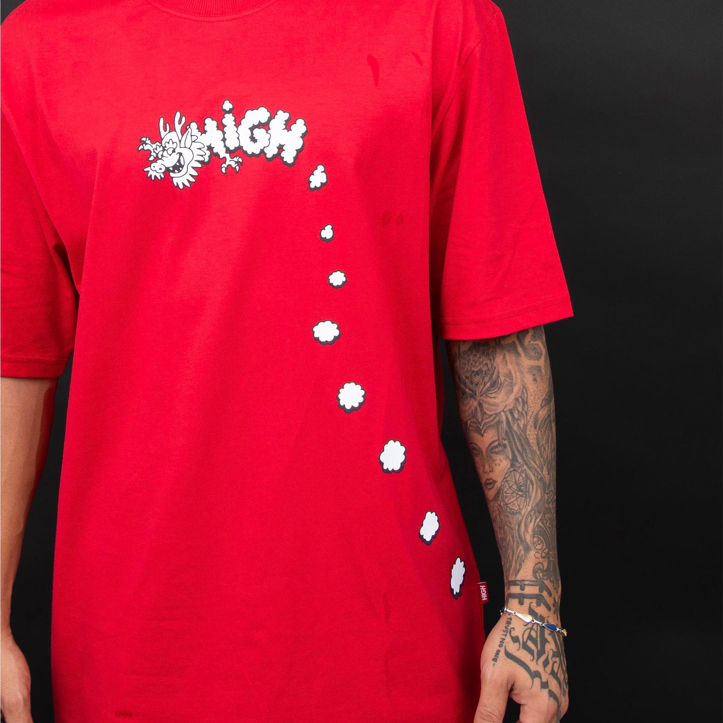 High Company Tee Smoker Red