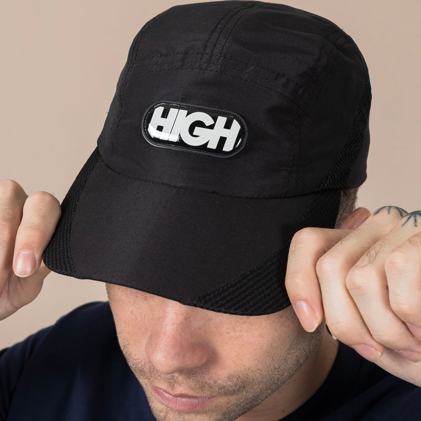 High Company 5 Panel Teeth Black