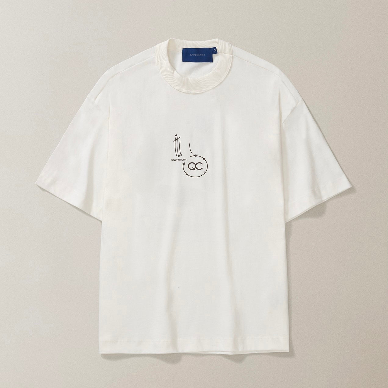 CAMISETA QC GENES BOXY OFF WHITE