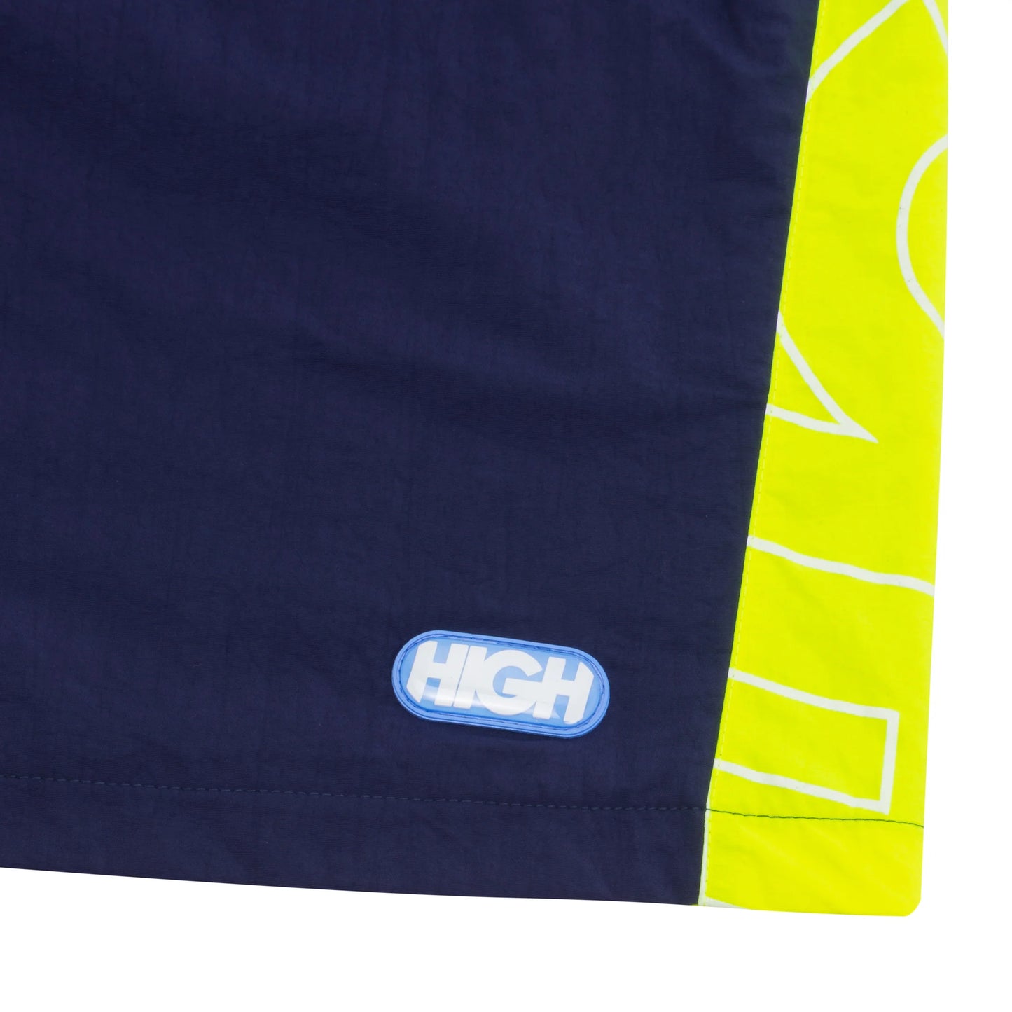 High Company Shorts Crop Navy/Lime
