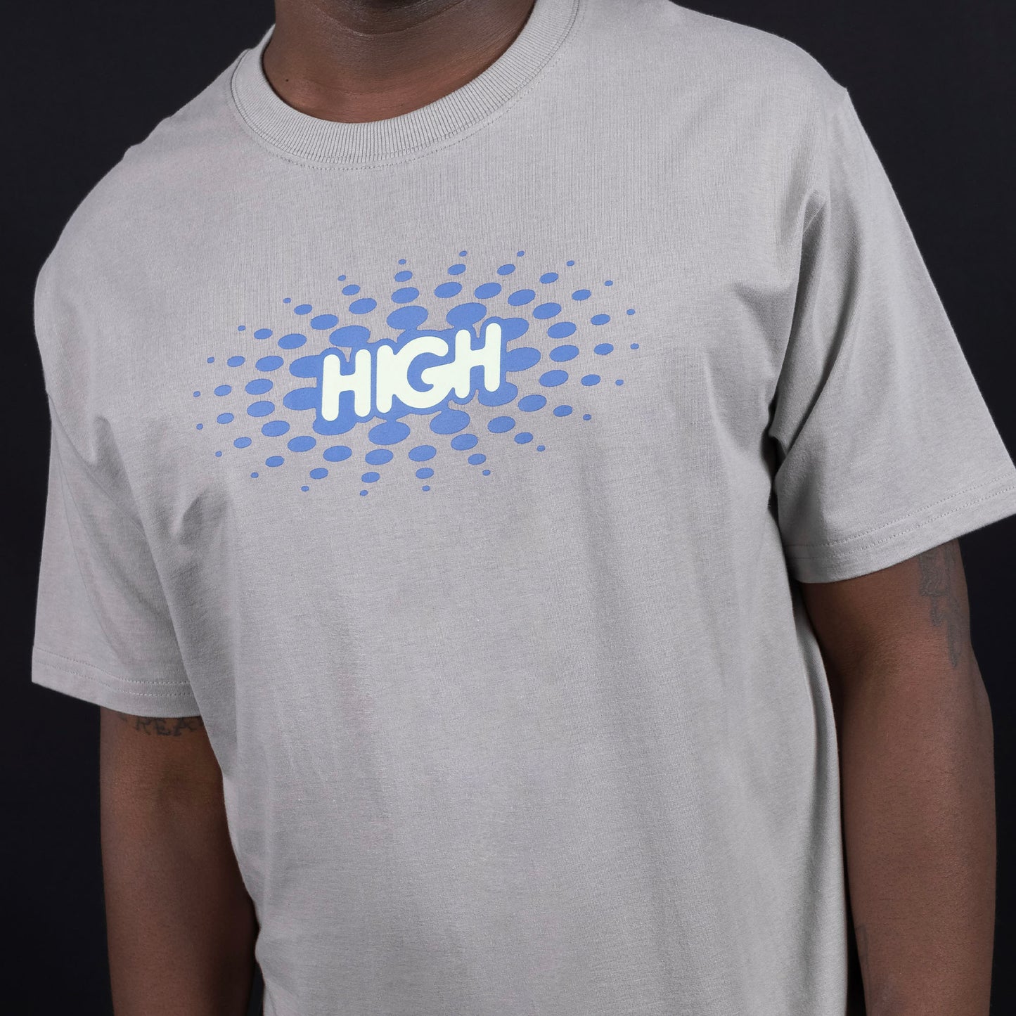 High Company Tee Club Logo Grey