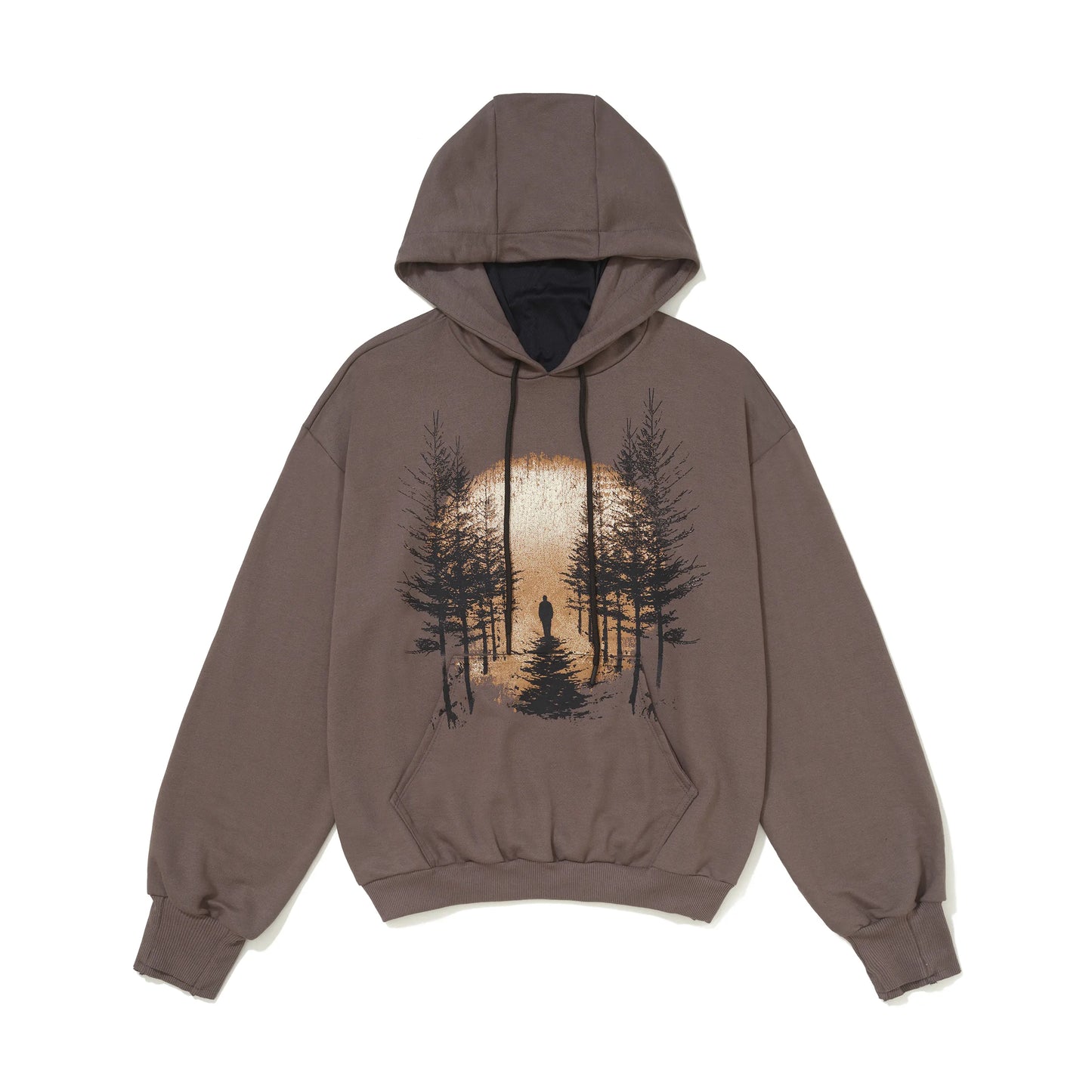 HCQC Mask Hoodie Overview Brown