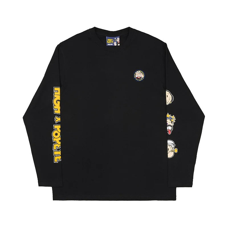High Company X Popeye Longsleev Black