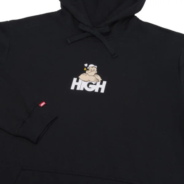 High Company X Popeye Hoodie Black