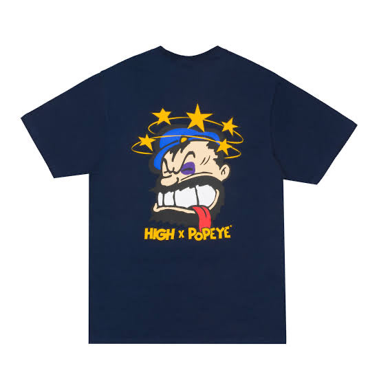 High Company X Popeye Tee Brutus Navy