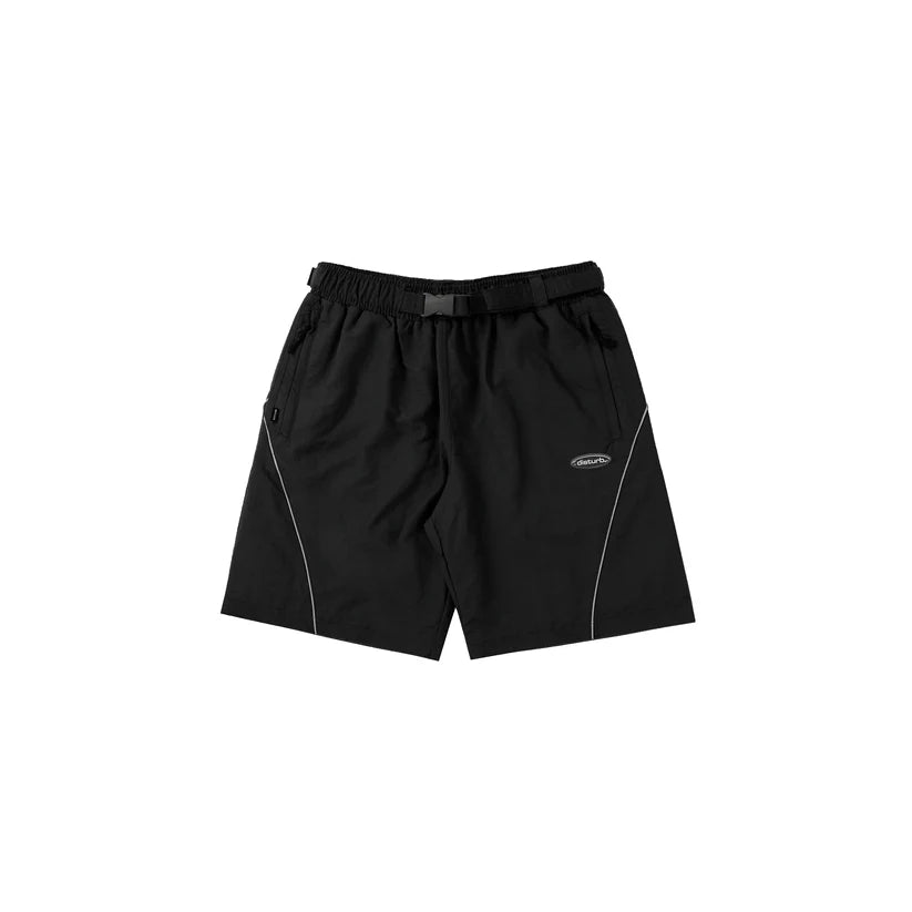 Disturb Reflective Shorts in Black