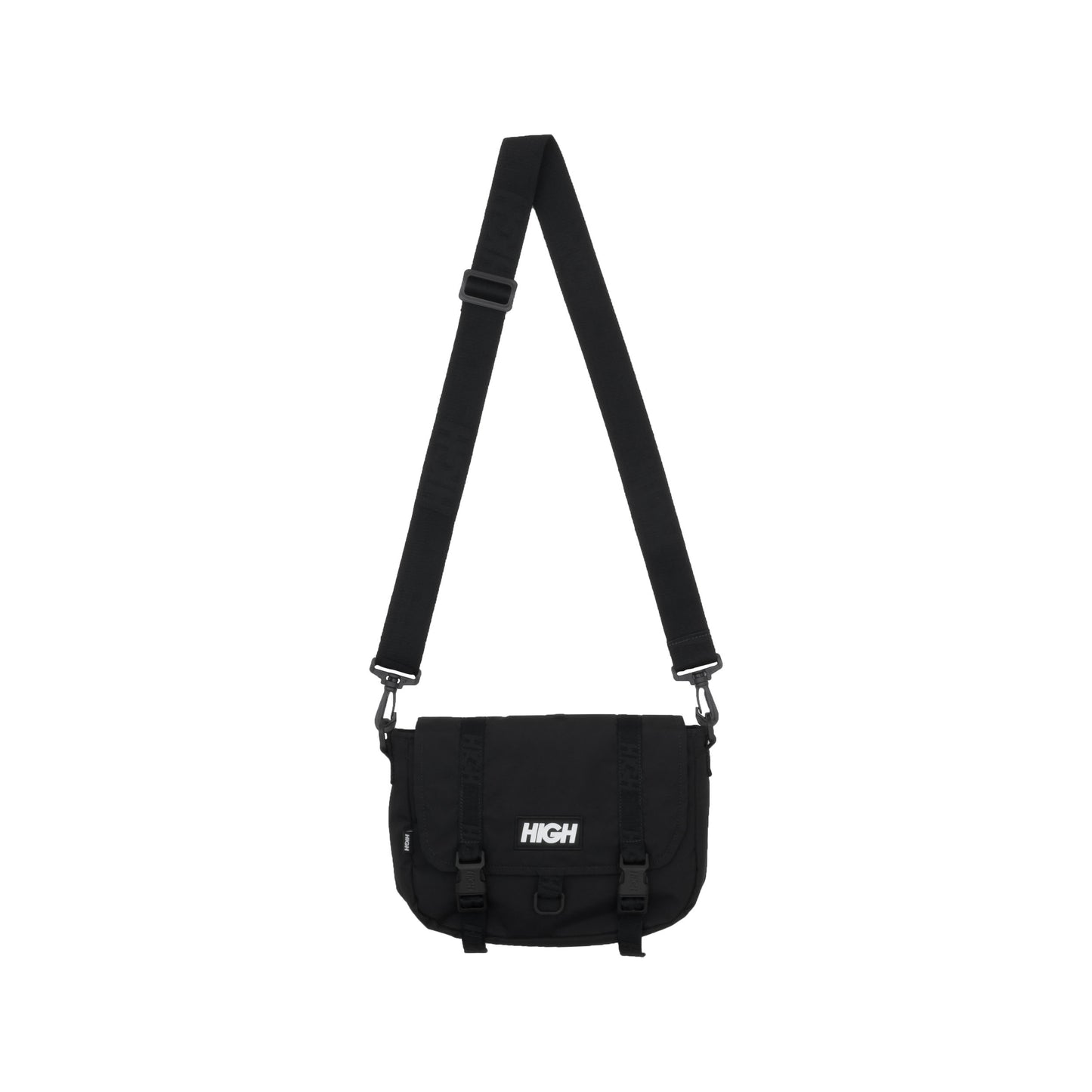 High Company Puffy Shoulder Bag Black